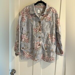 Vintage Coldwater Creek Chore Coat Field Jacket